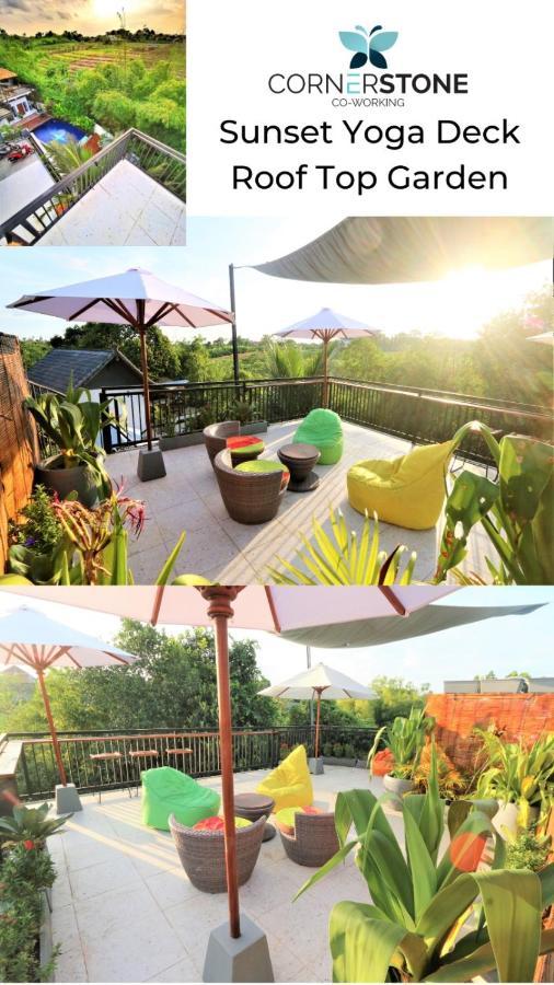 Cornerstone Bali Coworking Hostel Canggu Buitenkant foto